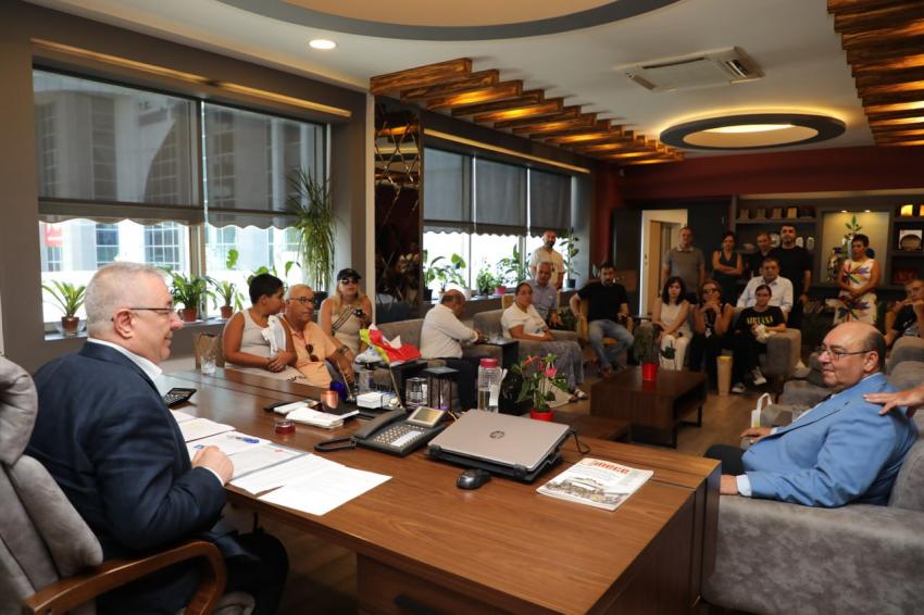 Yunanlı Başkan’dan Edremit Belediyesi’ne ziyaret