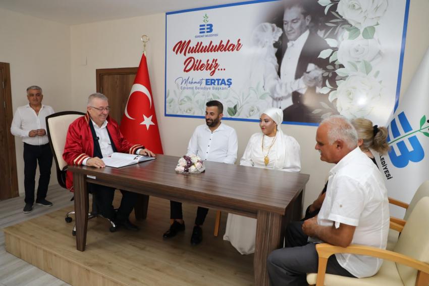 Edremit Belediyesi Evlendirme Dairesi yeni yerinde