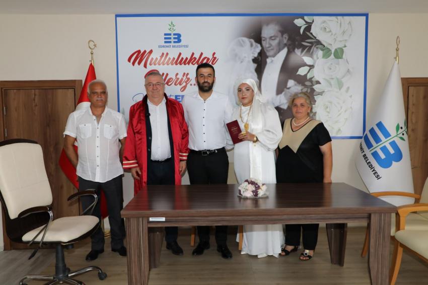 Edremit Belediyesi Evlendirme Dairesi yeni yerinde