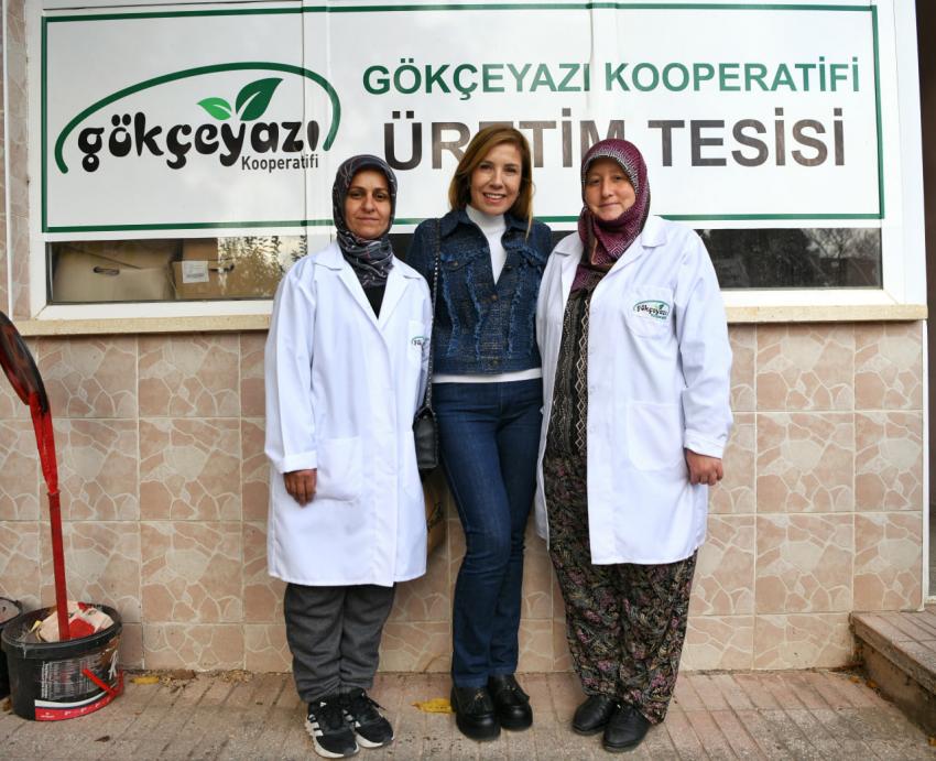 Arbil Akın’dan kadın kooperatiflerine destek