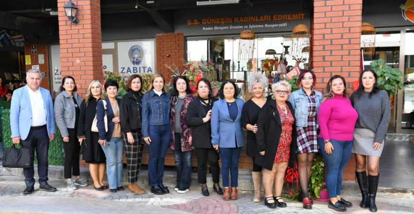 Arbil Akın’dan kadın kooperatiflerine destek