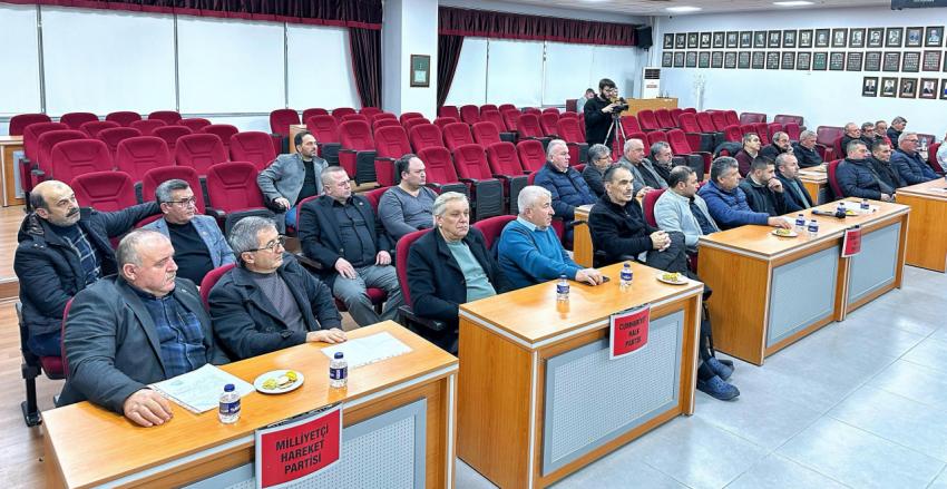 BAŞKAN DURSUN MİRZA KIRSAL MAHALLE MUHTARLARIYLA BİR ARAYA GELDİ