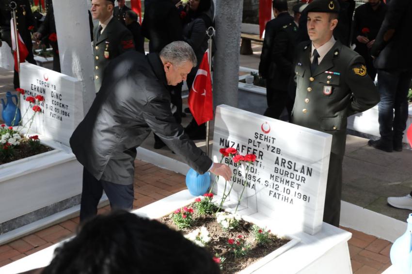 Edremit’te Çanakkale Zaferi’nin 110. yıl dönümü kutlandı