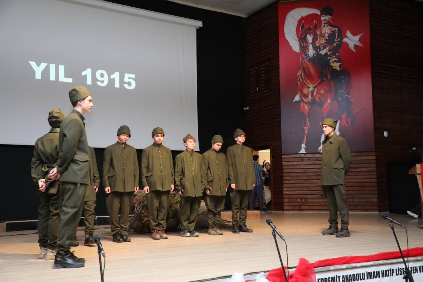 Edremit’te Çanakkale Zaferi’nin 110. yıl dönümü kutlandı