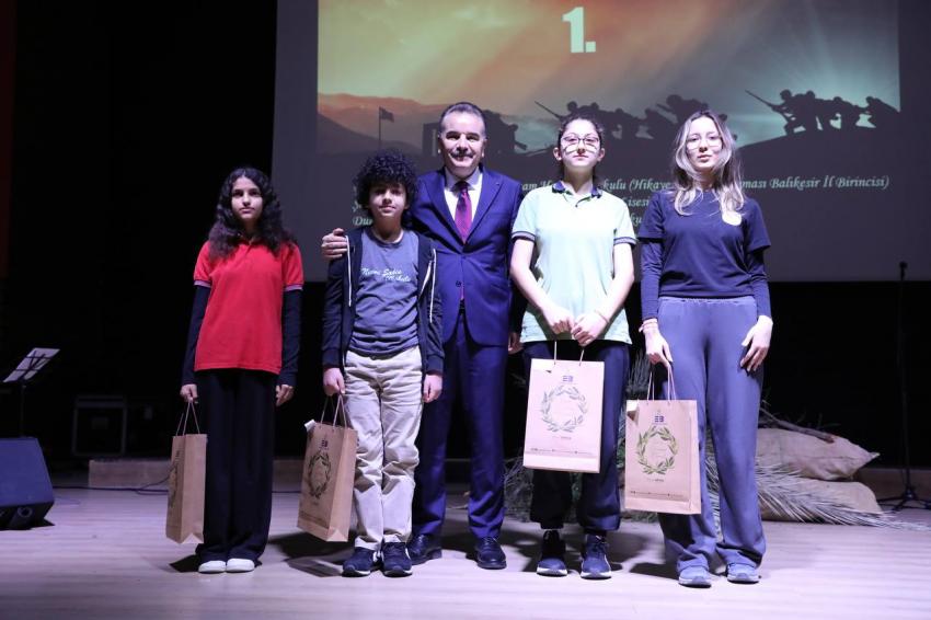 Edremit’te Çanakkale Zaferi’nin 110. yıl dönümü kutlandı