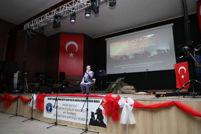 Edremit’te Çanakkale Zaferi’nin 110. yıl dönümü kutlandı