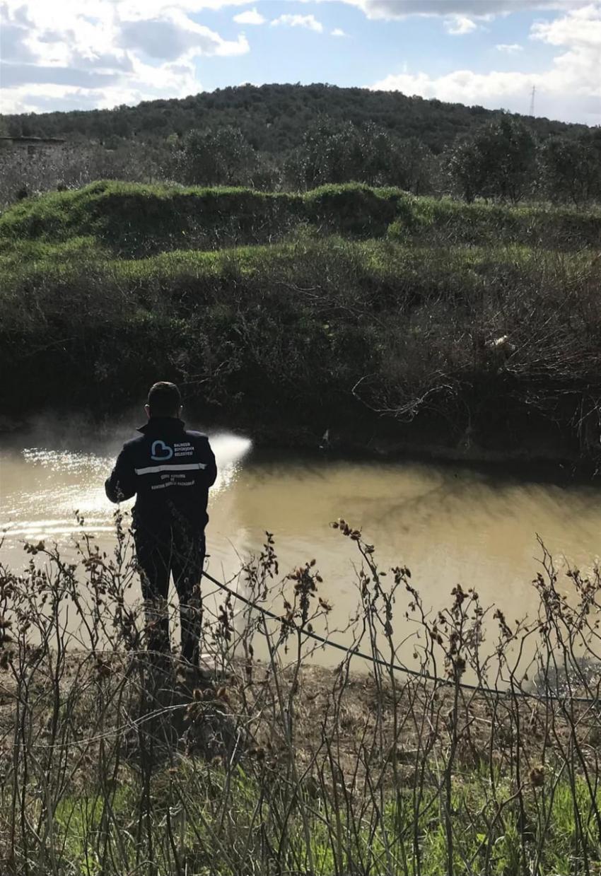 Balıkesir’de sivrisinekle ve haşereyle mücadele sürüyor