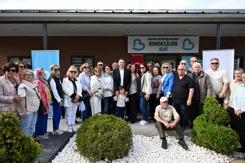 Balıkesir’in ilk emekli evi açıldı
