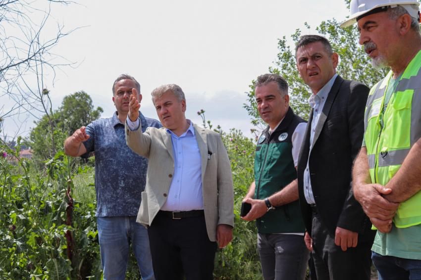 Canbey’den Kırsala Yatırım Hamlesi: Balıklı Köprüsü Çalışmaları Başladı
