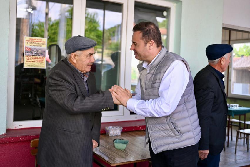 Akın, hafta sonu mesaisini köy hayırlarına ayırdı