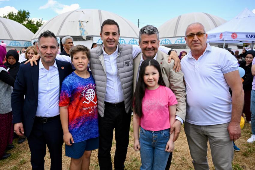 Akın, hafta sonu mesaisini köy hayırlarına ayırdı