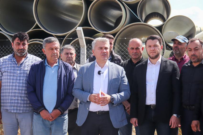 AK Parti Balıkesir Milletvekili Dr. Mustafa Canbey: “Milletimizin imkânlarıyla alınan borular çürümeye terk edilemez, sözünüzü tutun