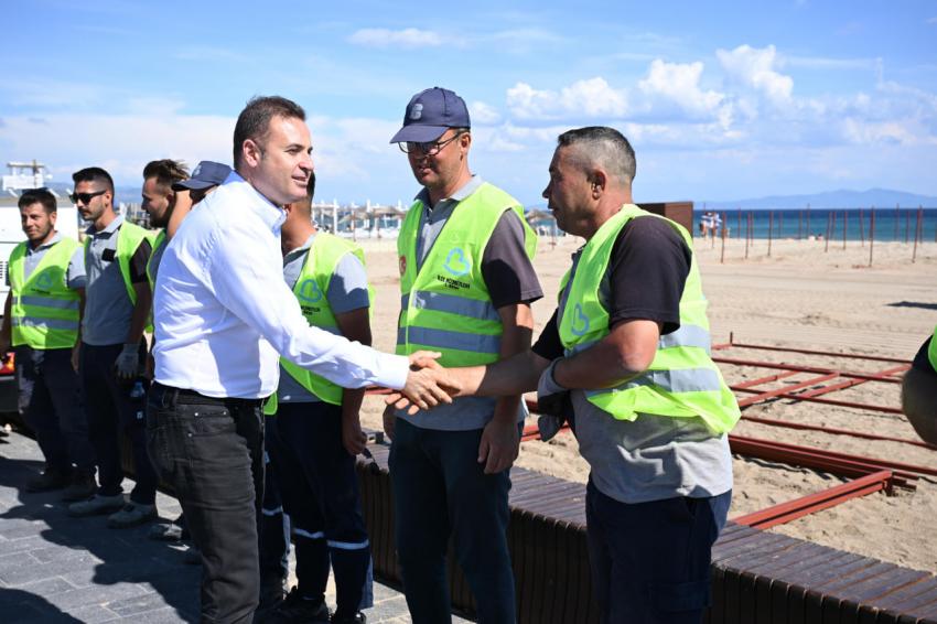 Akın’dan Sarımsaklı Plajı’na Bayram Öncesi denetim