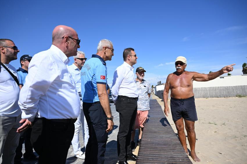 Akın’dan Sarımsaklı Plajı’na Bayram Öncesi denetim