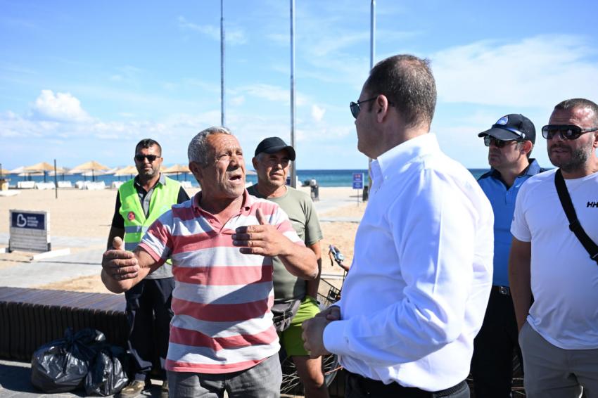 Akın’dan Sarımsaklı Plajı’na Bayram Öncesi denetim