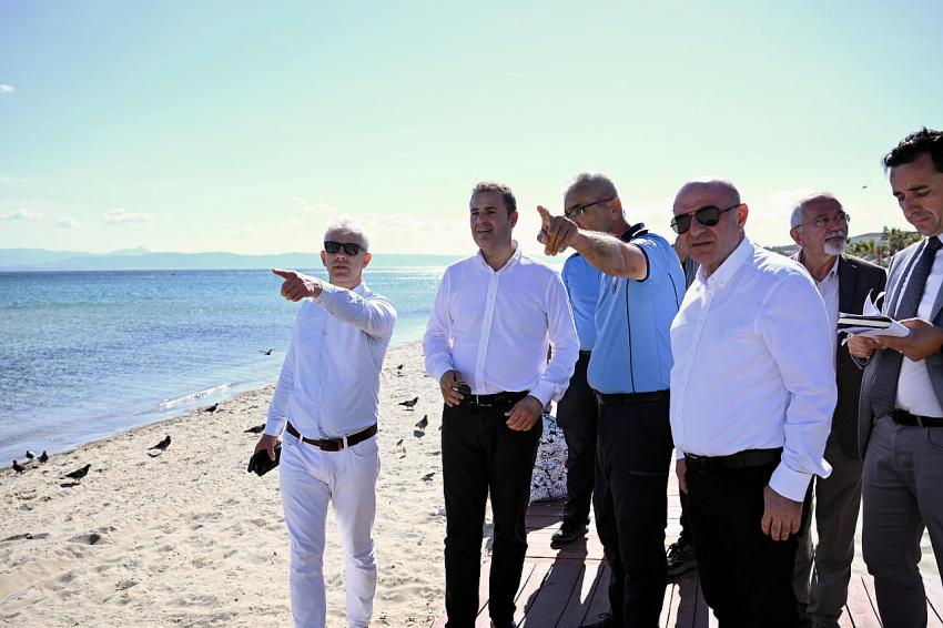 Başkan Akın, halkın plajlarına sahip çıkıyor