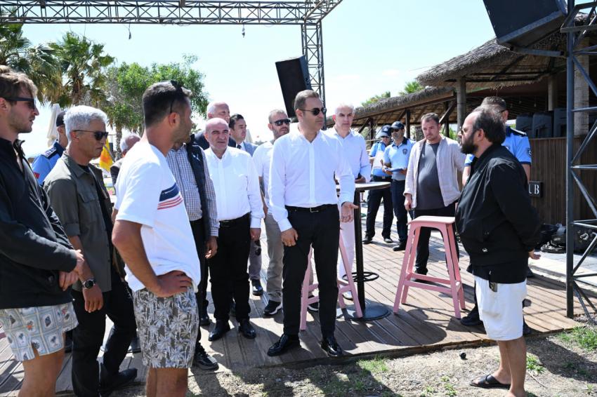 Başkan Akın, halkın plajlarına sahip çıkıyor