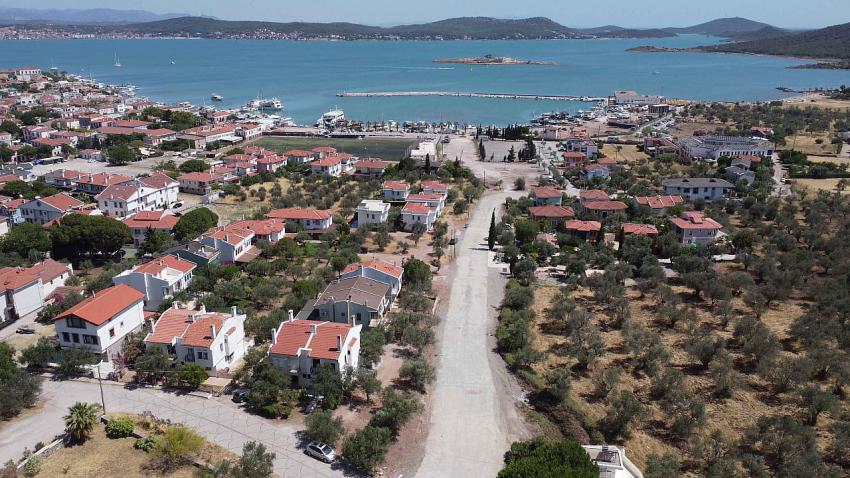 Cunda’ya 380 Metre Uzunluğunda Alternatif Yeni Yol Kazandırıldı