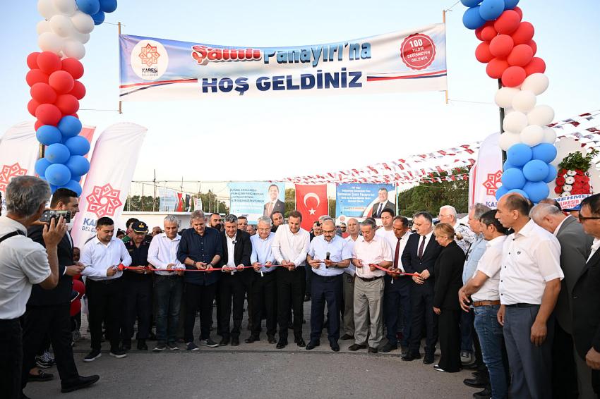 Şamlı Panayırı büyük coşkuyla açıldı