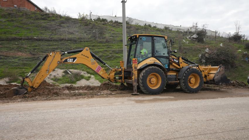 Büyükşehir’den Kabakdere Mahallesi’nde hummalı çalışma