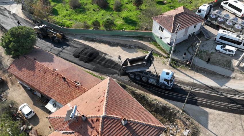 Büyükşehir’den Kabakdere Mahallesi’nde hummalı çalışma
