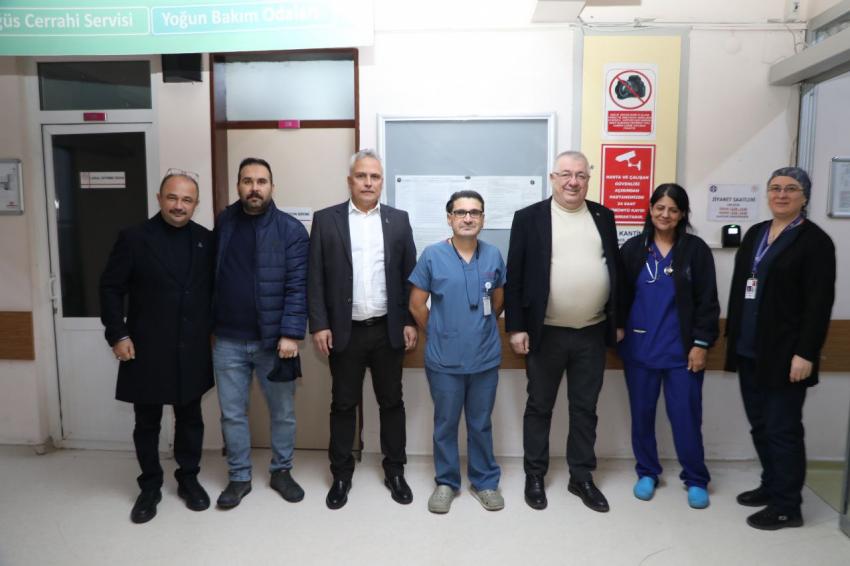 Başkan Ertaş yeni yılı vatandaşlarla birlikte karşıladı