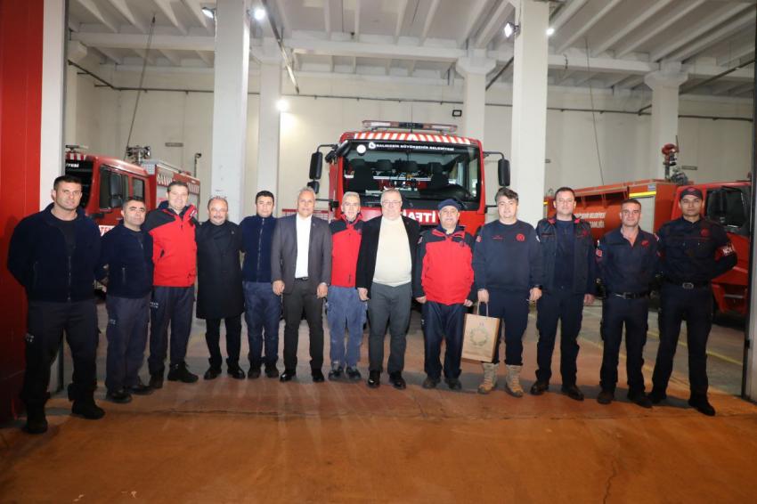 Başkan Ertaş yeni yılı vatandaşlarla birlikte karşıladı