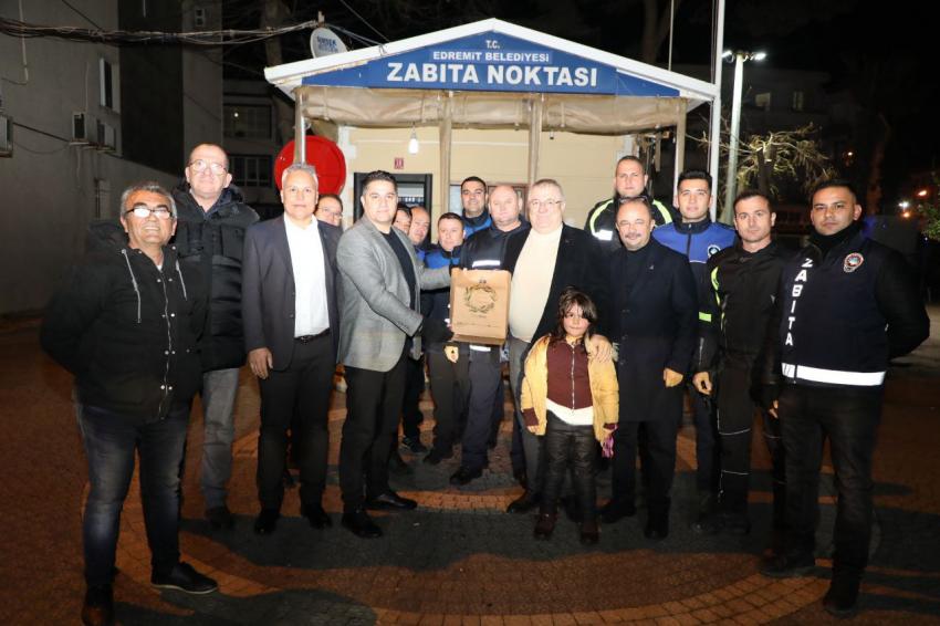 Başkan Ertaş yeni yılı vatandaşlarla birlikte karşıladı