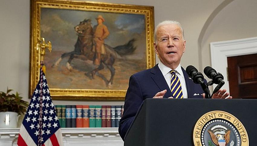 ABD BAŞKANI JOE BIDEN: RUSYA'DAN HEM PETROL HEM DOĞALGAZ ITHALATINI YASAKLIYORUZ