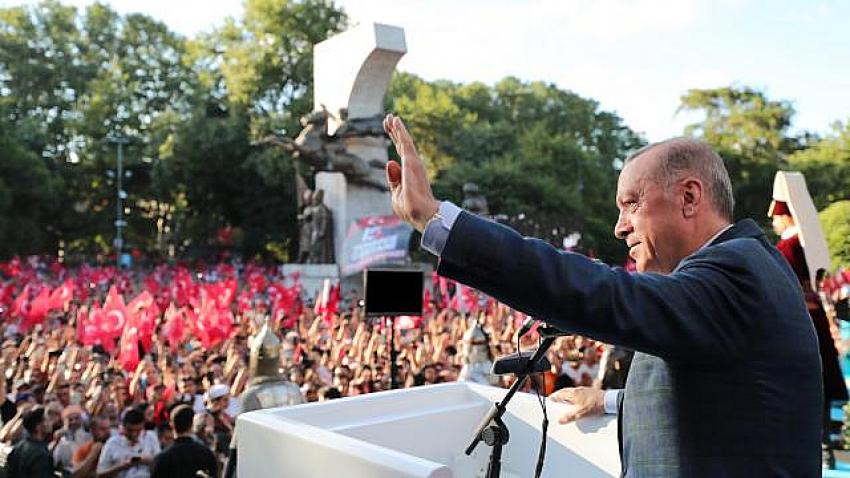 CUMHURBAŞKANI ERDOĞAN: 15 TEMMUZ'DA BU MILLET DESTAN YAZDI