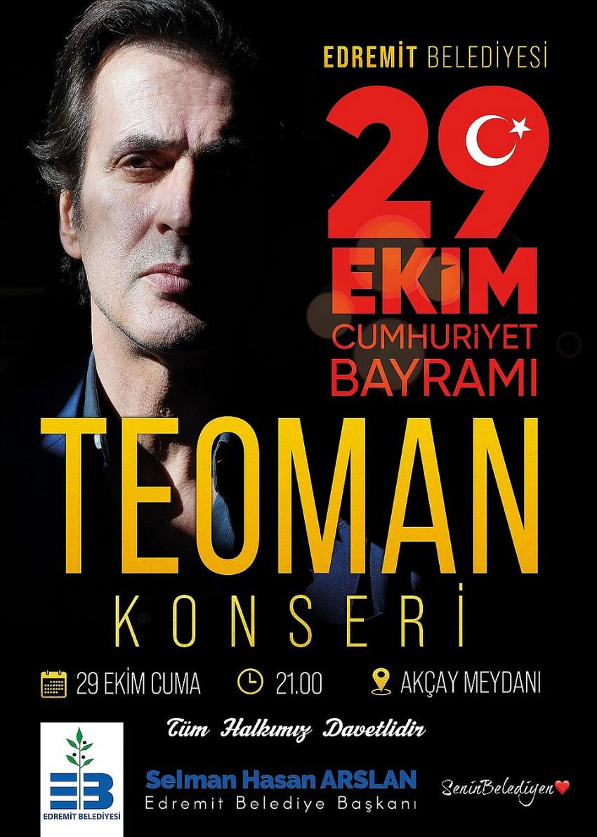 EDREMİT’TE CUMHURİYET BAYRAMI COŞKULU KUTLANACAK