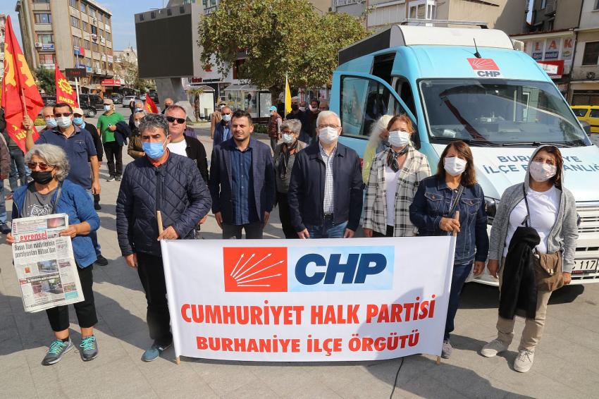 BURHANİYE’DE 10 EKİM ANKARA GAR KATLİAMI ANMASI