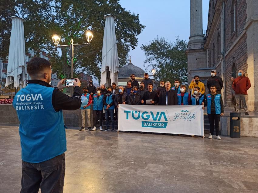 TÜRKİYE GENÇLİK VAKFI TEŞKİLATLARI BASIN AÇIKLAMASI