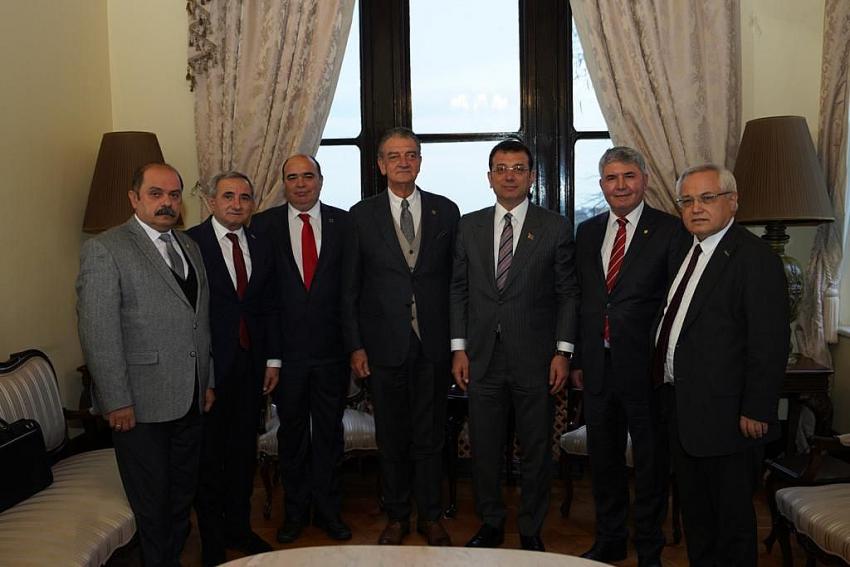 ATATÜRKÇÜ DÜŞÜNCE DERNEĞI'NDEN EKREM İMAMOĞLU'NA ZIYARET