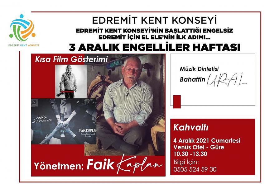 ENGELSIZ EDREMIT İÇIN EL ELE'NIN İLK ADIMI