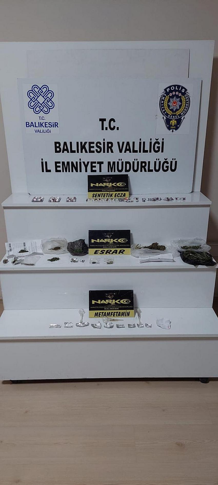 BALIKESIR GENELINDE UYUŞTURUCU OPERASYONU... 23 ŞAHIS YAKALANDI