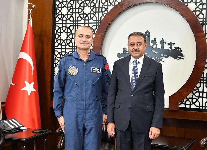 TÜMGENERAL DINÇ'TEN VEDA ZIYARETI