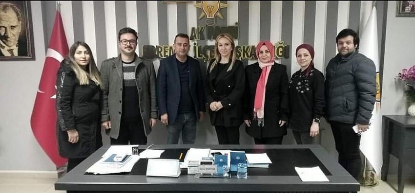 EDREMIT AK PARTI’YE ADAY ADAYI ZIYARETLERI DEVAM EDIYOR