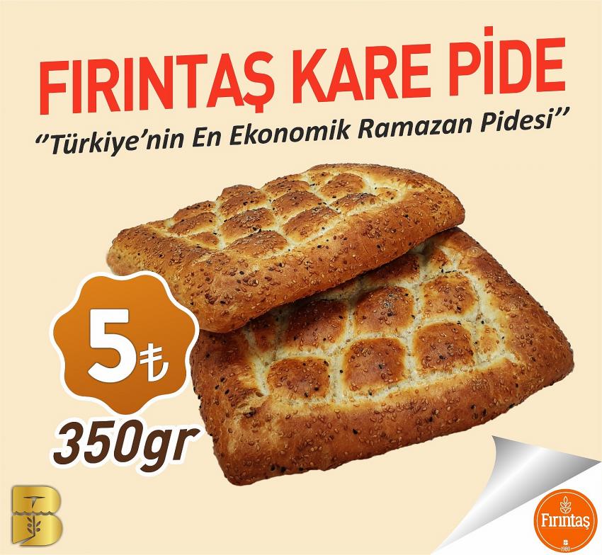 350 GRAMLIK FIRINTAŞ KARE PIDE 5 LIRA