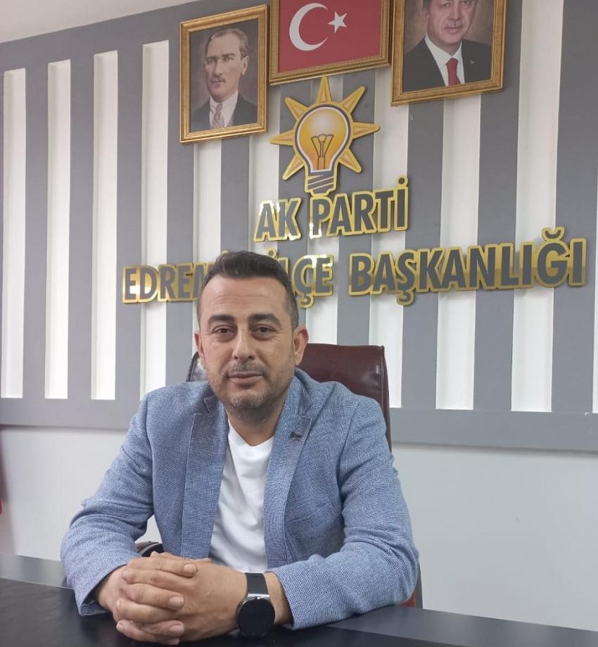 AK Parti Edremit İlçe Başkanı Ekrem Umutlu, 24 Temmuz Basın Bayramını kutladı.