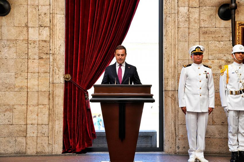 Başkan Akın, Anıtkabir’i ziyaret etti