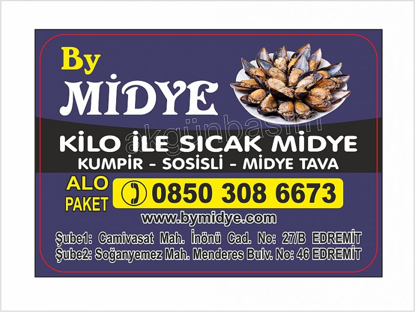 Edremitte ‘BY MİDYE’ye İlgi Büyük