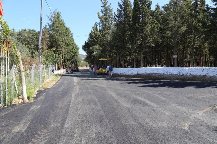 EDREMIT’TE ASFALTLAMA TAM HIZ DEVAM EDIYOR