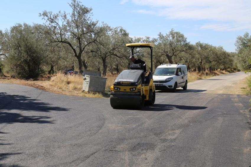 EDREMIT’TE ASFALTLAMA TAM HIZ DEVAM EDIYOR