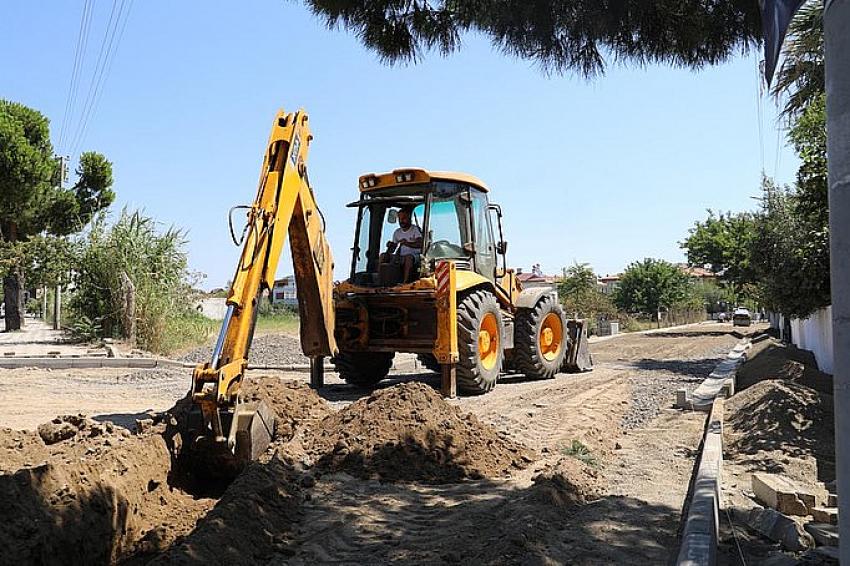 BURHANİYE’DE YOL ÇALIŞMALARI SON SÜRAT DEVAM EDİYOR